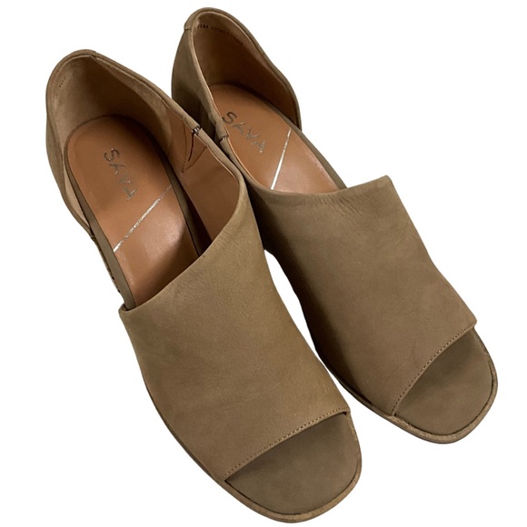 Sava Shoes - Sava Bentley Taupe Leather D’Orsay Sandal, EU Size 41, New in Box